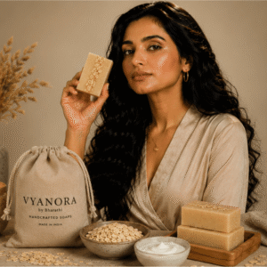 VYANORA Oats & Yogurt Harmony Handmade Bathing Bar